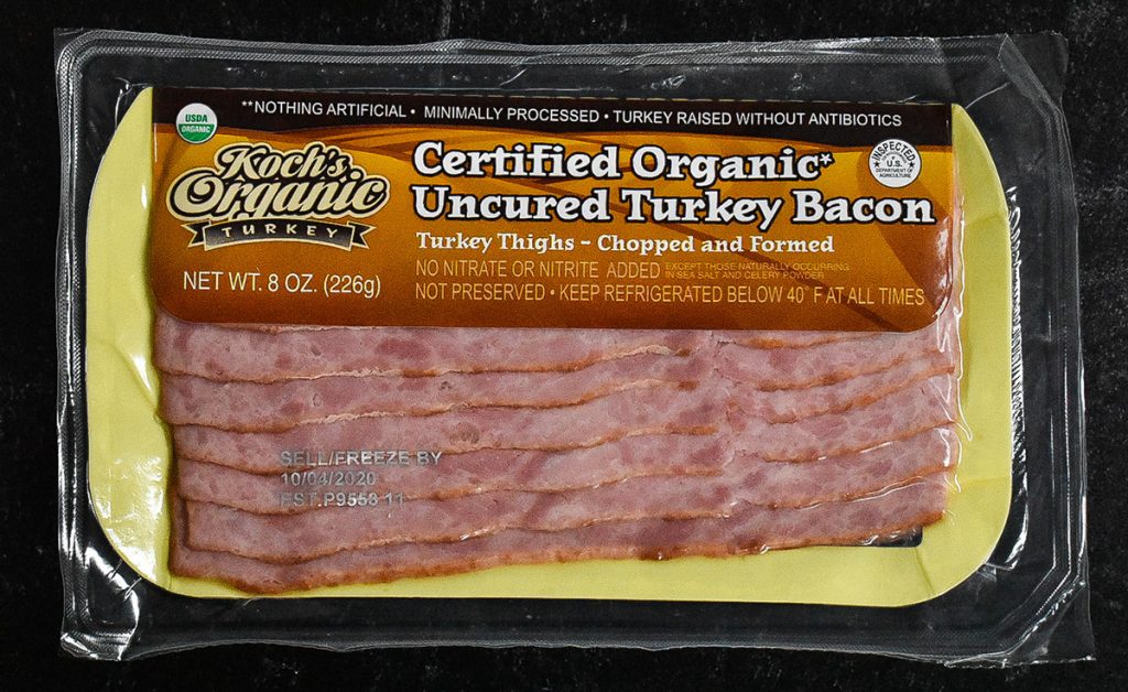 Koch's Organic Turkey Bacon Mr. Bill's Poultry Market