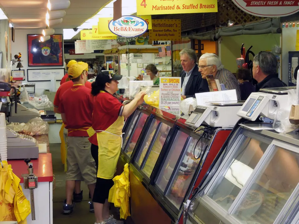 Mr. Bill's Employees Working the Deli Counter