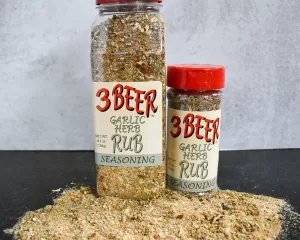 3 Beer Garlic Herb Rub