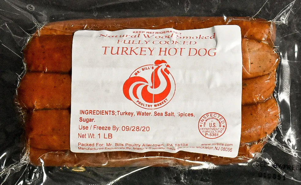 Smoked Turkey Hot Dogs